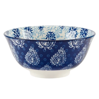 Certified International Set Of 6 30oz Carnival All Purpose Bowls Blue 5 Certified International Set Of 6 30oz Carnival All Purpose Bowls Blue - Image 3