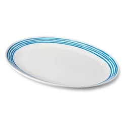 Certified International 12" Oval Platter Dockside Blue -Certified International GUEST 0191d7e8 7c89 4a69 836a 60f4f6e59cee