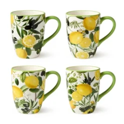 Certified International (Set Of 4) 20oz Limone Mugs -Certified International GUEST 0c5b3ab0 3b15 45f7 b394 496b99b09860