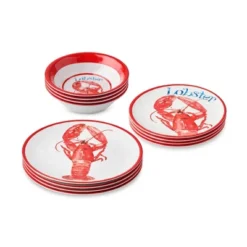 Certified International 12pc Beach House Lobster Melamine Dinnerware Set 11 Certified International 12pc Beach House Lobster Melamine Dinnerware Set -Certified International GUEST 14390a00 9994 45a8 b81f 73068906741e
