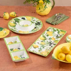Certified International 3pc Limone Melamine Hostess Set -Certified International GUEST 1d78cbf1 e18e 44dd 8d52 6e7a2543069b