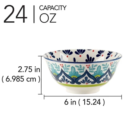 Certified International Set Of 6 30pcTalavera All Purpose Bowls 10 Certified International Set Of 6 30pcTalavera All Purpose Bowls - Image 8