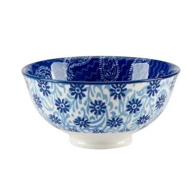 Certified International Set Of 6 13pc Carnival All Purpose Bowls Blue 7 Certified International Set Of 6 13pc Carnival All Purpose Bowls Blue - Image 5