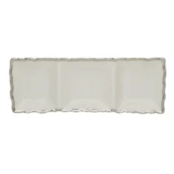 Certified International Regency 3 Section Tray Silver -Certified International GUEST 25ccdafc 49e6 4b4a a470 2e8345bca71e