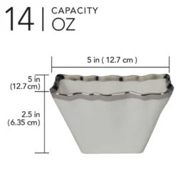 Certified International Set Of 4 14oz Regency Square Snack Bowls Silver 8 Certified International Set Of 4 14oz Regency Square Snack Bowls Silver -Certified International GUEST 28db4a3a e1a5 4ee3 9516 b7705ad626b6