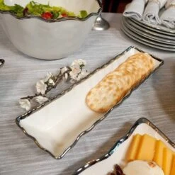 Certified International Regency Cracker Tray Silver -Certified International GUEST 2a1f7beb b807 4391 84bc dbf9910de428