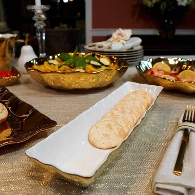 Certified International Gold Coast Cracker Tray 5 Certified International Gold Coast Cracker Tray - Image 3