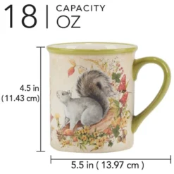Certified International Set Of 4 18oz Woodland Critters Mugs -Certified International GUEST 3d0741b4 2e51 4519 b9e8 3e905fedbc96