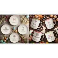 Certified International Easter Words Dinnerware Collection