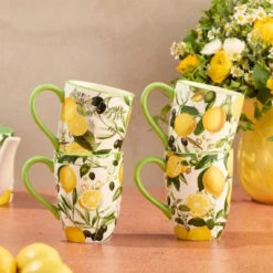 Certified International (Set Of 4) 20oz Limone Mugs -Certified International GUEST 4658bef0 1d6c 4e92 93fc f0ed4290dd2f