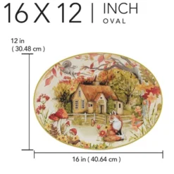 Certified International Woodland Critters Oval Serving Platter -Certified International GUEST 49e21225 ac53 484c 9b0d cb0814589db9