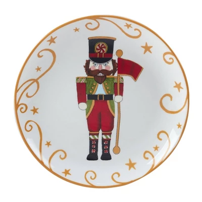 Certified International 9" Earthenware Holiday Magic Nutcracker Dessert Plates: Christmas Dinnerware, Service For 4 5 Certified International 9" Earthenware Holiday Magic Nutcracker Dessert Plates: Christmas Dinnerware, Service For 4 - Image 3