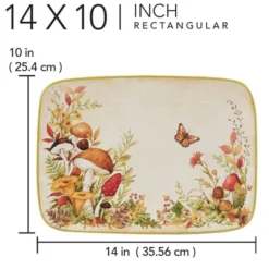 Certified International Woodland Critters Rectangular Serving Platter -Certified International GUEST 513f4c68 7eda 4542 b517 e24cc9d0d1dd