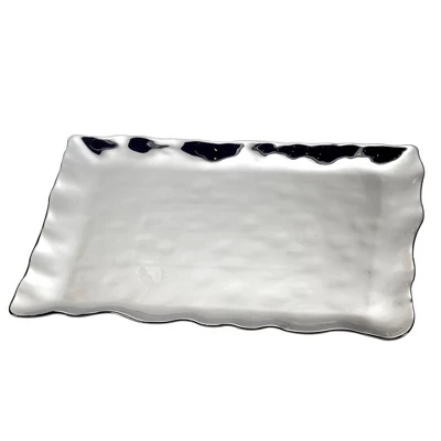 Certified International Silver Coast Rectangular Platter 3 Certified International Silver Coast Rectangular Platter