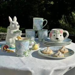 Certified International (Set Of 4) 18oz Easter Morning 3D Bunny Mugs -Certified International GUEST 5d33fd9c 73cf 4c64 9d96 e4c19d71cec1