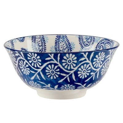 Certified International Set Of 6 30oz Carnival All Purpose Bowls Blue 8 Certified International Set Of 6 30oz Carnival All Purpose Bowls Blue - Image 6