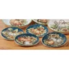 Certified International Set Of 4 Autumn Breeze Canape Plates -Certified International GUEST 63dd272b 558e 41f7 b769 cd163f538002