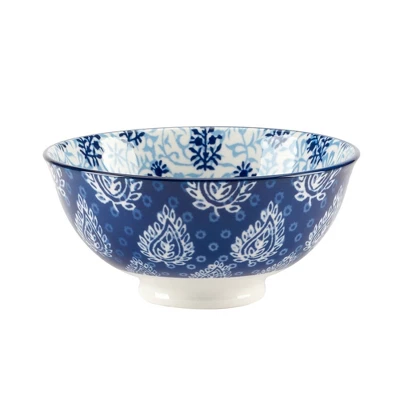 Certified International Set Of 6 13pc Carnival All Purpose Bowls Blue 9 Certified International Set Of 6 13pc Carnival All Purpose Bowls Blue - Image 7