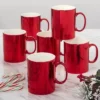 Certified International Set Of 6 Holiday Lights 16oz Mugs Red -Certified International GUEST 66935c92 fad1 406a bedc 31b0c5dc3d06