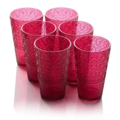 Certified International (Set Of 6) 22oz Acrylic Ice Tea Glasses Victoria -Certified International GUEST 66fb755c b0b2 4ef2 85e9 6177e3698abc