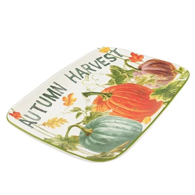 Tabletop 10.0 Inch Sweet Autumn Harvest Platter , Rectangular Fall Thanksgiving (1PC) 4 Tabletop 10.0 Inch Sweet Autumn Harvest Platter , Rectangular Fall Thanksgiving (1PC) - Image 2