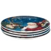 Certified International Set Of 4 Santa's Secret Dessert Plates -Certified International GUEST 6a22f0a0 7c35 45a8 a552 71504c3c3a1f