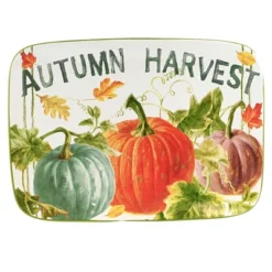 Tabletop 10.0 Inch Sweet Autumn Harvest Platter , Rectangular Fall Thanksgiving (1PC) 7 Tabletop 10.0 Inch Sweet Autumn Harvest Platter , Rectangular Fall Thanksgiving (1PC) -Certified International GUEST 6f165837 8e80 45eb a0be a0e02b90e416