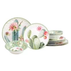 12pc Desert Beauty Melamine Dinnerware Set - Certified International -Certified International GUEST 721b9f81 8c37 40ab 862e 59f94c091d3d