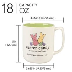 Certified International (Set Of 4) 18oz Easter Words Mugs -Certified International GUEST 74cdf3c2 b517 48a4 8ce0 abef38f1096e