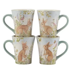 Certified International (Set Of 4) 16oz Easter Meadow Mugs -Certified International GUEST 76f398e0 41bf 4efa 8231 2dc2a193f6a2