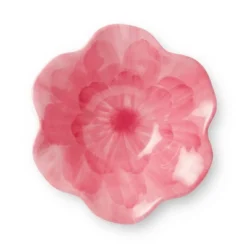 Certified International (Set Of 4) 16oz Wildflower 3D Floral Melamine All Purpose Bowls Pink