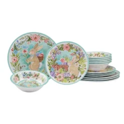 12pc Joy Of Easter Melamine Dinnerware Set - Certified International 9 12pc Joy Of Easter Melamine Dinnerware Set - Certified International -Certified International GUEST 83029e61 0767 4359 a4f2 c8ecceb0f38f