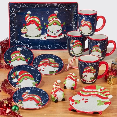 16oz 4pk Earthenware Holiday Magic Gnomes Mugs - Certified International 3 16oz 4pk Earthenware Holiday Magic Gnomes Mugs - Certified International