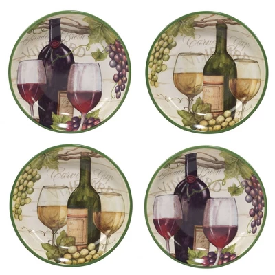 Set Of 4 Meadow Brook Vineyard Assorted Soup/Pasta Bowls - Certified International 8 Set Of 4 Meadow Brook Vineyard Assorted Soup/Pasta Bowls - Certified International - Image 6