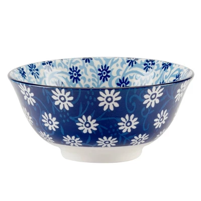 Certified International Set Of 6 30oz Carnival All Purpose Bowls Blue 7 Certified International Set Of 6 30oz Carnival All Purpose Bowls Blue - Image 5