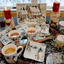 Certified International Winter's Frost Rectangular Serving Platter White 9 Certified International Winter's Frost Rectangular Serving Platter White -Certified International GUEST 8e26034a a14e 45ba 84d8 e78110984c65