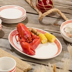 Certified International Oval Platter Dockside Red -Certified International GUEST 92df2f75 0e27 497f b22e 50e6978e86f3