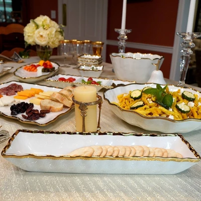 Certified International Regency Cracker Tray Gold 6 Certified International Regency Cracker Tray Gold - Image 5