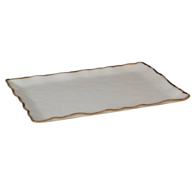 Certified International Regency Rectangular Serving Platter Gold 4 Certified International Regency Rectangular Serving Platter Gold - Image 2