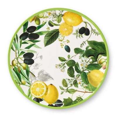 Certified International (Set Of 6) 11" Limone Melamine Dinner Plates 4 Certified International (Set Of 6) 11" Limone Melamine Dinner Plates - Image 2