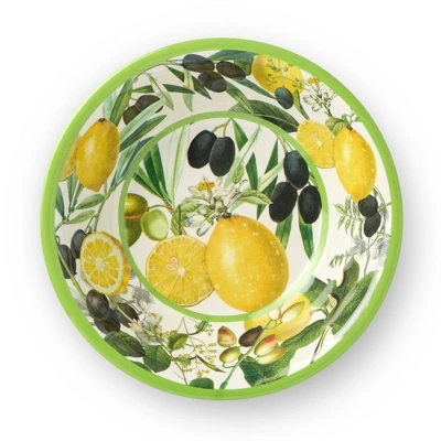 Certified International (Set Of 6) 22oz Limone Melamine All Purpose Bowls 4 Certified International (Set Of 6) 22oz Limone Melamine All Purpose Bowls - Image 2