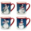 Certified International Set Of 4 20oz Snowman Greetings Mugs 1 Certified International Set Of 4 20oz Snowman Greetings Mugs -Certified International GUEST 9eaf9680 daf9 4b90 962c b7aa5520765b