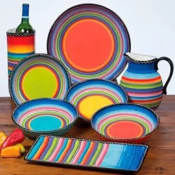 Soup/Pasta Bowl Tequila Sunrise 40oz Set Of 4 - Certified International