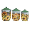 3pc Sunflower Bouquet Canister Set - Certified International -Certified International GUEST 9faca886 464c 4432 bf6b f7e9ec93e8ce