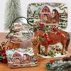 64oz Earthenware Homestead Christmas 3-D Cookie Jar - Certified International 1 64oz Earthenware Homestead Christmas 3-D Cookie Jar - Certified International -Certified International GUEST a292c2ff b73c 4816 b9ea b84e0b1dc66c