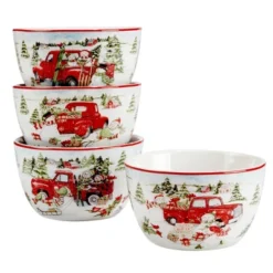16pc Red Truck Snowman Dinnerware Set - Certified International -Certified International GUEST a8f9eb01 48d5 480a 9af3 474b453e6b25