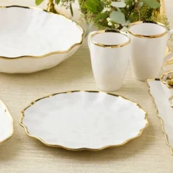 Certified International (Set Of 4) 11" Regency Dinner Plates Gold -Certified International GUEST a9201468 e4b8 4b24 ade9 807a25a51c8c