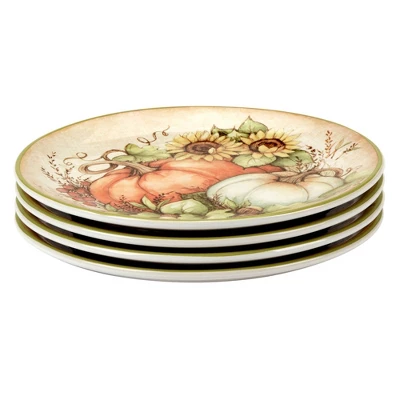 Certified International Set Of 4 Autumn Breeze Salad Plates 4 Certified International Set Of 4 Autumn Breeze Salad Plates - Image 2