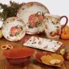 16" X 6.5" Earthenware Harvest Splash Serving Tray With Handles Orange - Certified International 2 16" X 6.5" Earthenware Harvest Splash Serving Tray With Handles Orange - Certified International -Certified International GUEST b6d50e65 75d7 41d8 9938 3a3f17680a1d