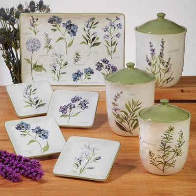 3pc Fresh Herbs Canister Set - Certified International 4 3pc Fresh Herbs Canister Set - Certified International - Image 2